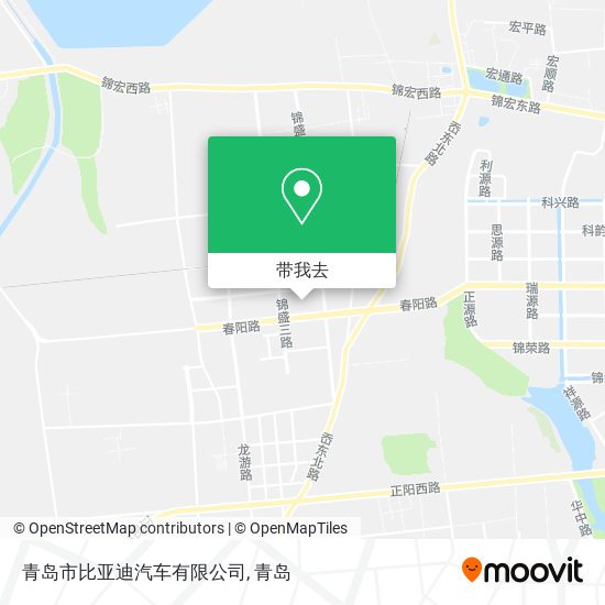 青岛市比亚迪汽车有限公司地图