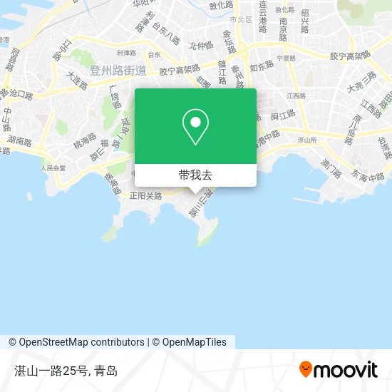 湛山一路25号地图