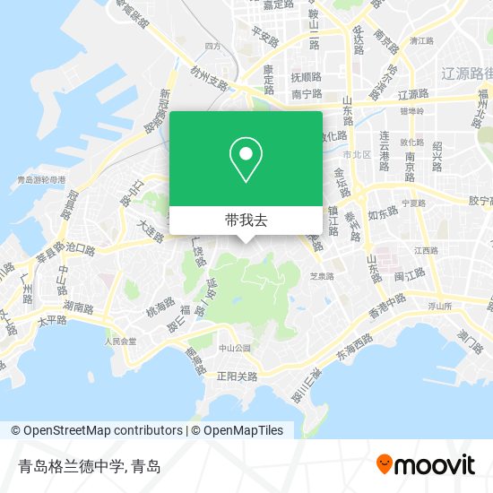 青岛格兰德中学地图