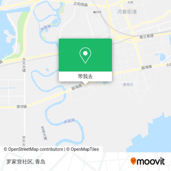 罗家营社区地图
