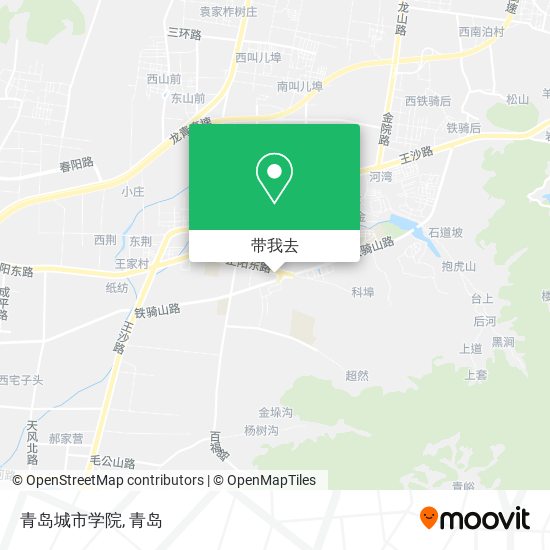 青岛城市学院地图