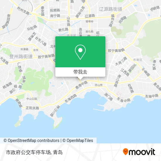 市政府公交车停车场地图