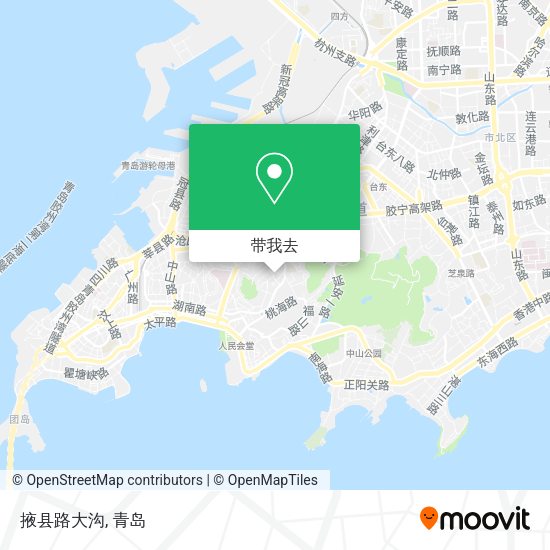 掖县路大沟地图