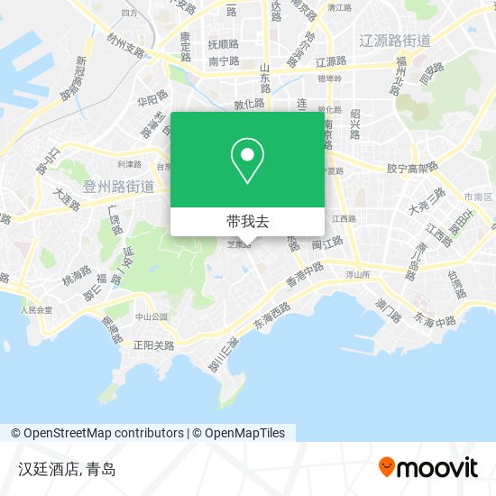 汉廷酒店地图