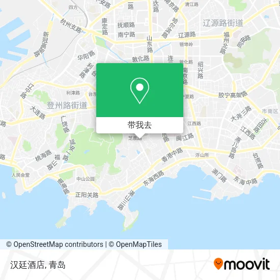 汉廷酒店地图