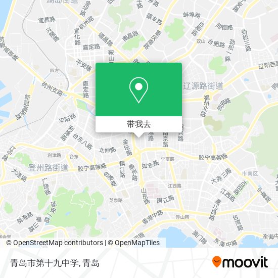 青岛市第十九中学地图
