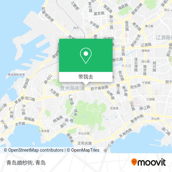 青岛婚纱街地图