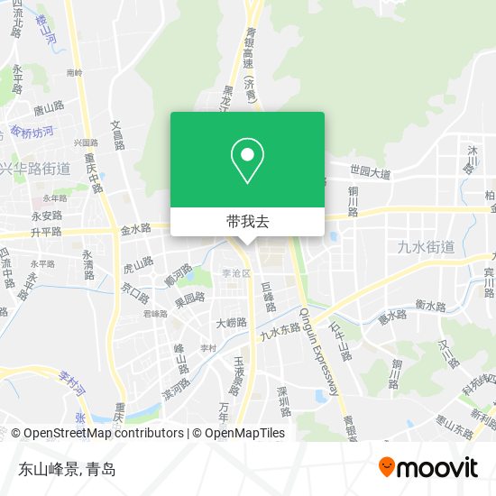 东山峰景地图