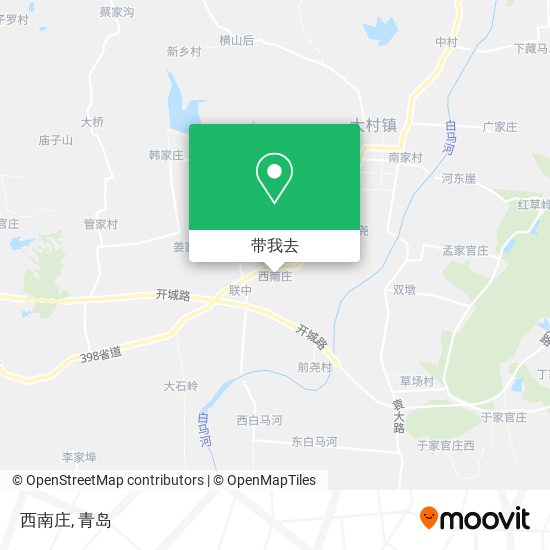 西南庄地图