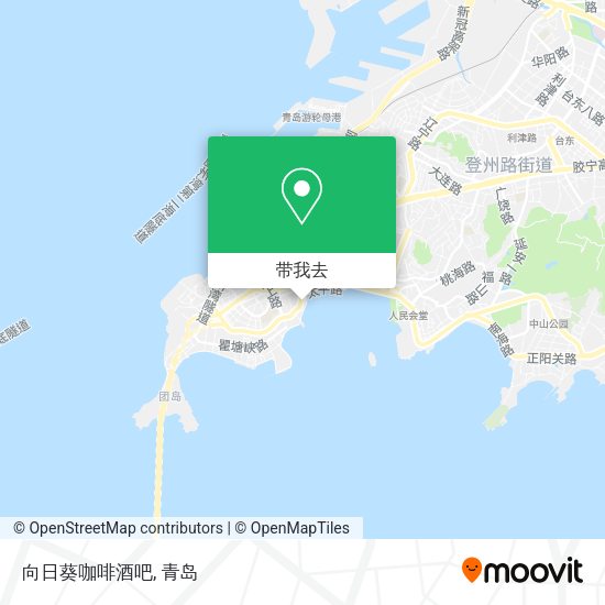 向日葵咖啡酒吧地图