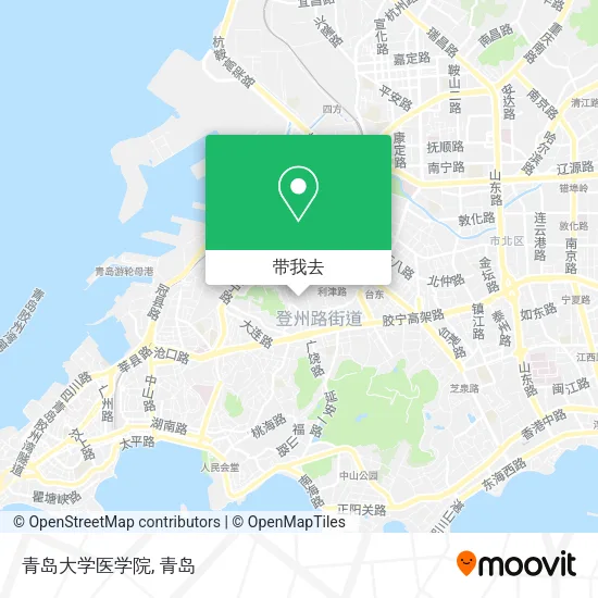青岛大学医学院地图