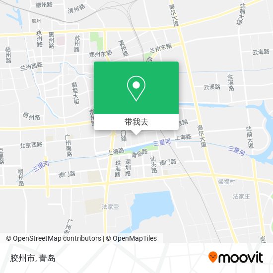 胶州市地图