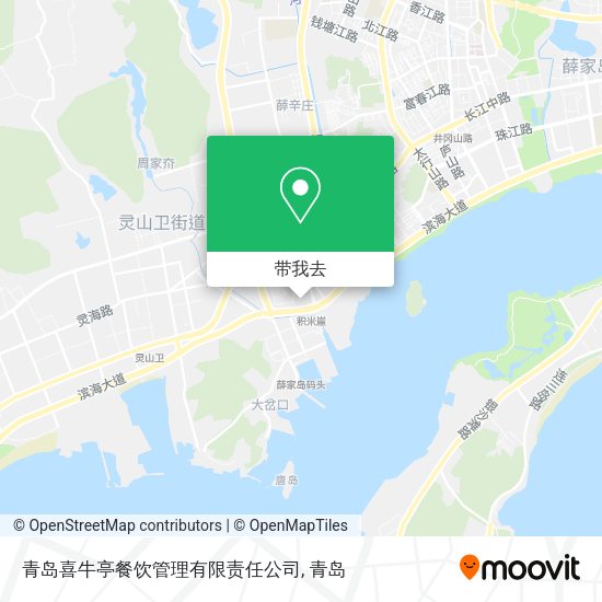 青岛喜牛亭餐饮管理有限责任公司地图
