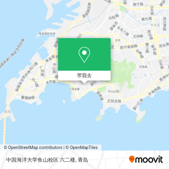 中国海洋大学鱼山校区 六二楼地图