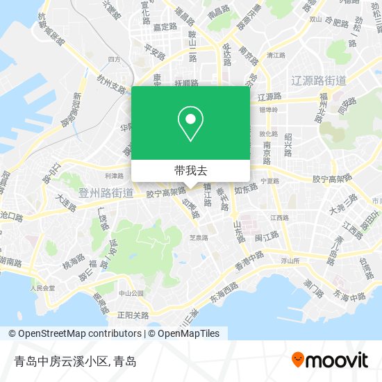 青岛中房云溪小区地图