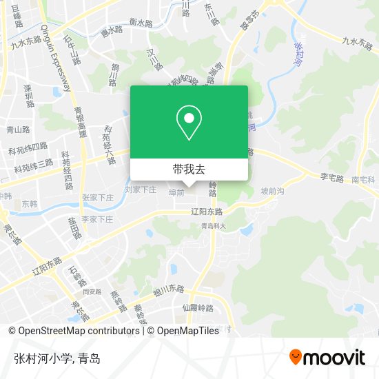张村河小学地图