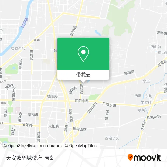 天安数码城檀府地图