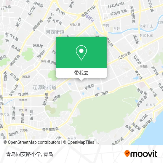 青岛同安路小学地图