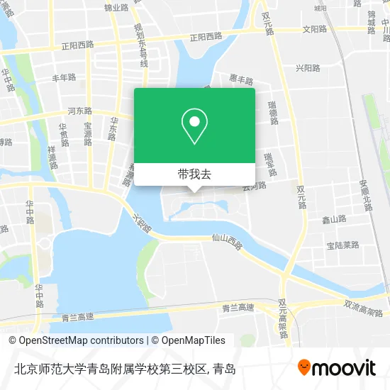 北京师范大学青岛附属学校第三校区地图