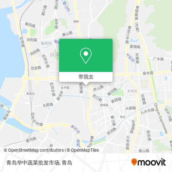 青岛华中蔬菜批发市场地图