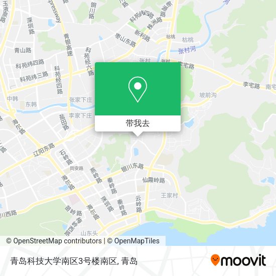 青岛科技大学南区3号楼南区地图