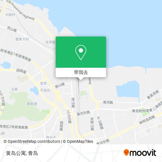 黄岛公寓地图