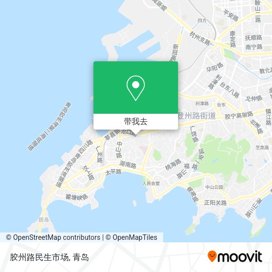 胶州路民生市场地图