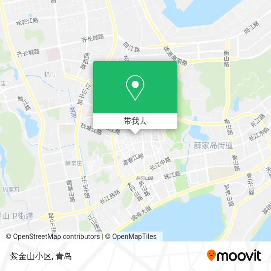 紫金山小区地图