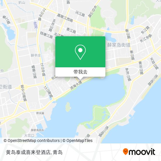 黄岛泰成喜来登酒店地图