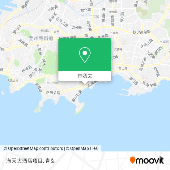 海天大酒店项目地图