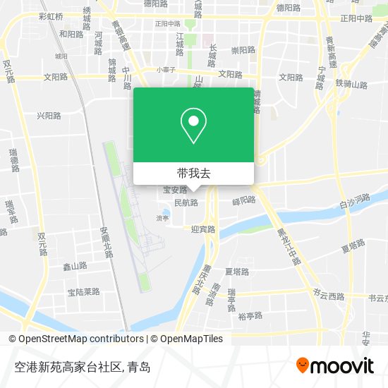 空港新苑高家台社区地图