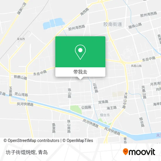 坊子街馄饨馆地图