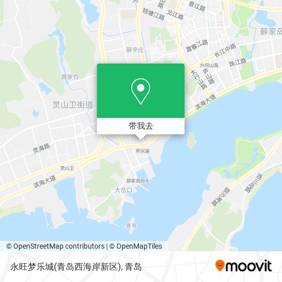 永旺梦乐城(青岛西海岸新区)地图