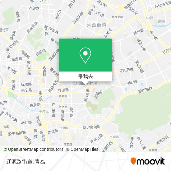 辽源路街道地图