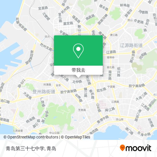 青岛第三十七中学地图