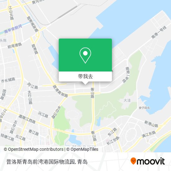 普洛斯青岛前湾港国际物流园地图