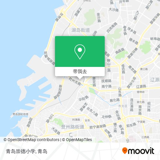 青岛崇德小学地图