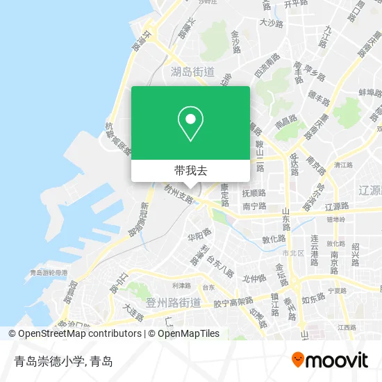 青岛崇德小学地图