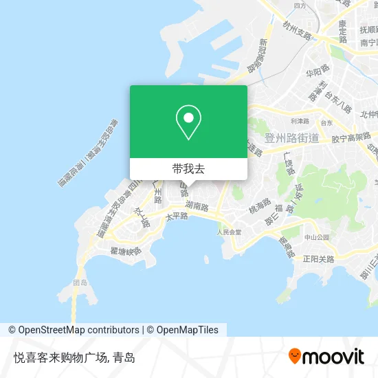 悦喜客来购物广场地图
