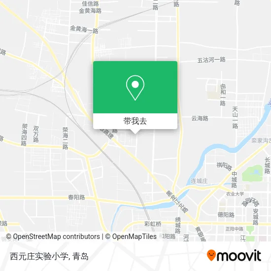 西元庄实验小学地图