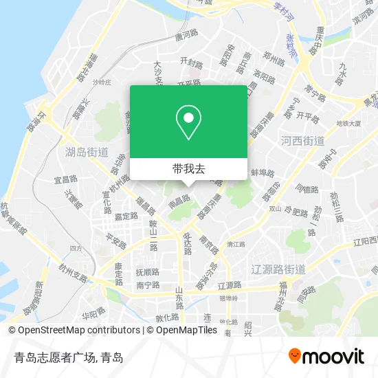 青岛志愿者广场地图