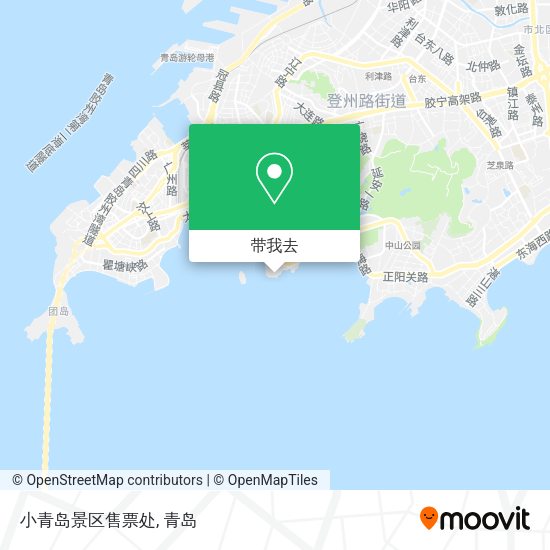 小青岛景区售票处地图