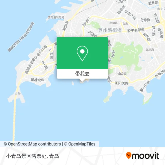 小青岛景区售票处地图