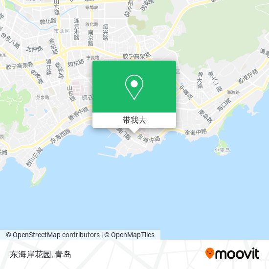 东海岸花园地图