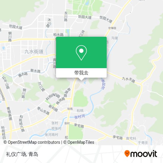 礼仪广场地图