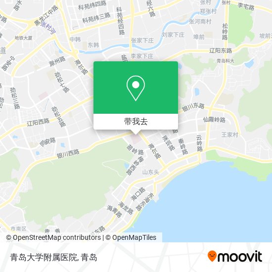青岛大学附属医院地图
