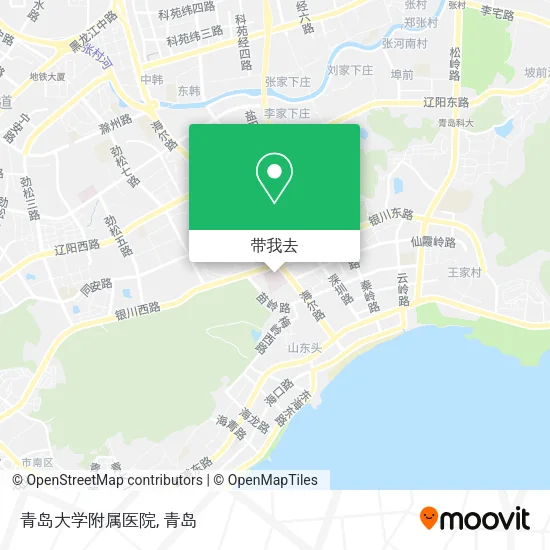 青岛大学附属医院地图