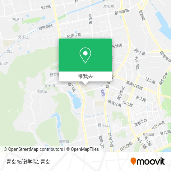 青岛拓谱学院地图