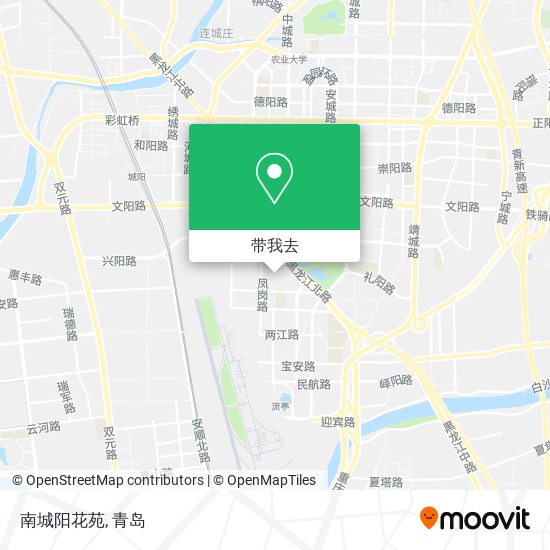 南城阳花苑地图
