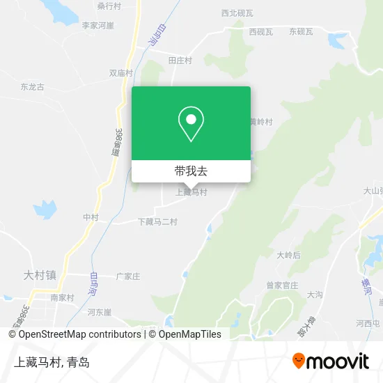 上藏马村地图
